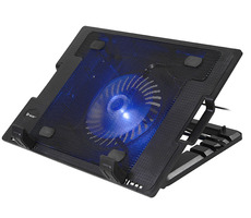 Tracer ICESTORM 17" schwarz / Kühlpad für 17" Laptop / 2xUSB 2.0 / 1x 125 mm Lüfter / Winkel verstellbar