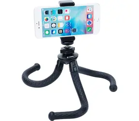 YENKEE 3in1 schwarz / Handyhalterung / 360° Aufnahmeperspektive