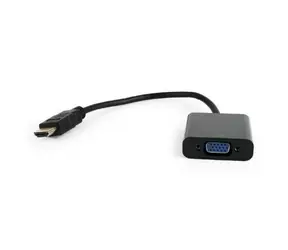 Gembird Adapter HDMI-A (M) auf VGA (F) / Kabel 15 cm / Schwarz