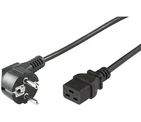 MicroConnect Netzkabel CEE 7-7 - C19 / 3M