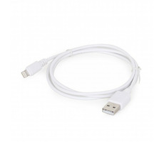 Gembird USB-Kabel zur Datenübertragung und zum Laden von Apple Lightning 8-polig 2 m weiß