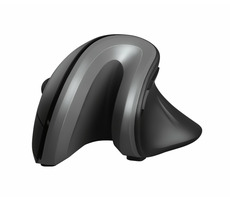 Trust Verro ergonomische kabellose Maus schwarz / optischer Sensor / 1600 DPI / 6 Tasten / USB-Empfänger