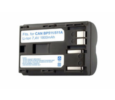 Trx -Akku für Canon 1800 mAh / für EOS D30 / D60 / 10D / 20D / 30D / 40D / 50D / 5D DM-MVX1i / DM-MV30 / Nicht original