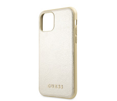 Guess Iridescent Back Cover für Apple iPhone 11 Pro Gold