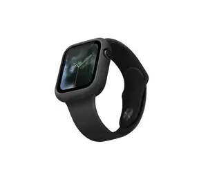 UNIQ Lino-Gehäuse für Apple Watch (44 mm) - Ascheschwarz