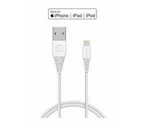 Swissten TPE Datenkabel USB - LIGHTNING MFi 1,2m weiß