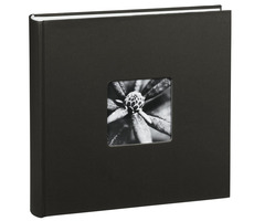 HAMA FINE ART 30x30 cm schwarz / Klassisches Album / 100 Seiten