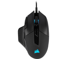 Corsair NIGHTSWORD RGB Tunable Black / Optische Gaming-Maus / 18000 DPI / 8 Tasten / RGB-LED-Hintergrundbeleuchtung / USB