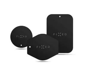 Magnetische Teller mit FIXED Symbol, schwarz