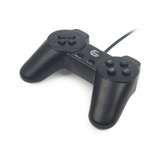 Gembird JPD-UB-01 Gamepad schwarz / 4-Wege-D-Pad / 10 Tasten / Kabel 1,45 m