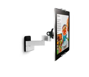 Vogels TMS 1030 RingO silber-schwarz / Wandhalterung für Tablets 7" - 13" / 90° neigbar / 360° drehbar / max