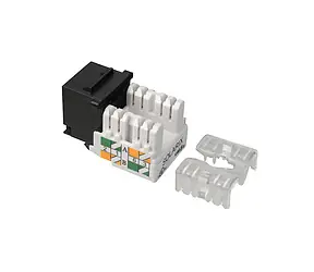 Solarix Cut-in Keystone CAT5E-Klemmenblock 90° / RJ45-Stecker / ungeschirmt