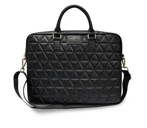 Guess Gesteppte Laptoptasche 15" schwarz / ECO-Leder