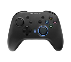 Canyon 4 in 1 kabelloses Gamepad schwarz / 4-Wege-D-Pad / 16 Tasten / 2,4 GHz / Switch & Android & PC & PS3