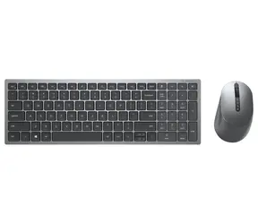 DELL KM7120W US grau / Kabelloses Tastatur- und Mausset / US / 2,4 GHz / Bluetooth / USB
