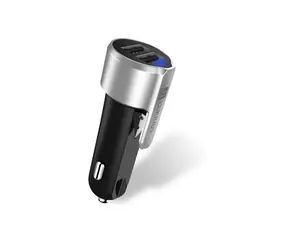 Connect IT Notfall-Autoladegerät silber / Autoladegerät / 15W / 2x USB