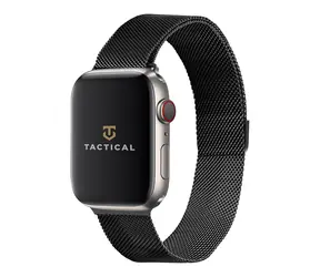 Tactical 351 Loop magnetisches Metallarmband für Apple Watch 4 (44 mm) schwarz