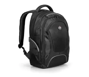 PORT DESIGNS COURCHEVEL 17,3" schwarz-grau / Rucksack für 17,3" Laptop und 10,1" Tablet