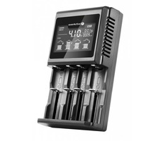 EverActive UC-4000 schwarz / Ladegerät für NI-MH & Li- ION & LiFePO4 / R6 AA R03 AAA R14 C R20 D