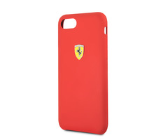 Ferrari SF Silikonhülle für Apple iPhone 8 & SE2020 rot
