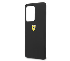 Ferrari SF Silikonhülle für Samsung Galaxy S20 Ultra schwarz