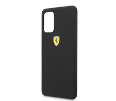 Ferrari SF Silikonhülle für Samsung Galaxy S20+ schwarz