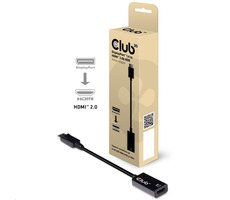 Club3D Adapter DisplayPort 1.4 auf HDMI 2.0b HDR Active