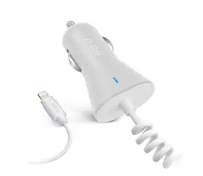SBS Autoladegerät Apple MFI weiß / 2100 mA