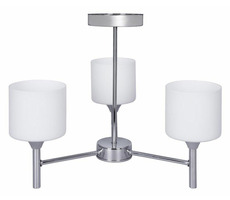 Activejet AJE-MIRA 3P silber / Deckenleuchte / 3x Gewinde E27 / IP20 / ohne Lichtquelle