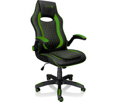 Connect IT Matrix Pro grün / Gamingstuhl / verstellbar / Kunstleder / Rollen / Tragkraft 120 kg