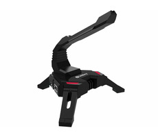 Sandberg 2in1 USB Hub Bungee / 4X USB-A 2.0 + 1x microUSB / Kabelführungsarm / Schwarz