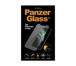 PanzerGlass Standard-Passform aus gehärtetem Glas für Apple iPhone 11 Pro Max und Xs Max, klar