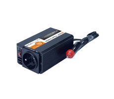 Solight IN05 Wechselrichter 12V schwarz / USB 500mA / Metall / max. Belastung: 200W