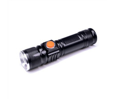 Solight WN31 LED-Akku-Taschenlampe 3 W / 200 lm / USB / Li- ION