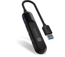 Connect IT USB-A Hub USB 3.0 schwarz / extern 