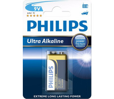 Philips Batterie 9V ExtremeLife+, Alkali - 1St