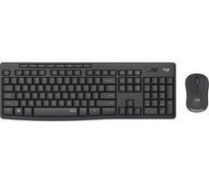 Logitech MK295 Silent DE Graphite / Kabelloses Tastatur- und Maus-Set / DE-Version