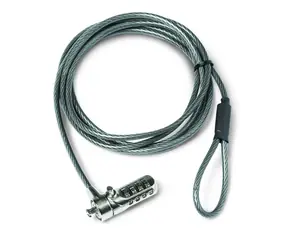 Dicota Zahlenschloss T-Lock / Länge 2 m / Schlitz 3x7mm 