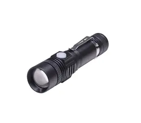 Solight WN33 wiederaufladbare LED-Taschenlampe mit Fahrradhalterung / 400 lm / Fokus / Li- ION / USB