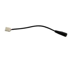 Solight WM85 Stromstecker für LED-Streifen / 5,5-mm-Buchse - 8-mm-Schnappstecker / 1 Stück,