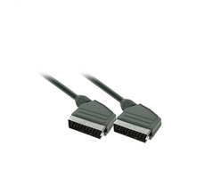 Solight SSV0115E SCART-Kabel / SCART-Stecker - SCART-Stecker / 21-polig / 1,5 m / Durchmesser 8 mm