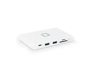 Dicota Tragbares Dockinggerät USB-C 9in1 weiß / HDMI / 1x USB-A / 1x USB-C / SD+microSD-Kartenleser