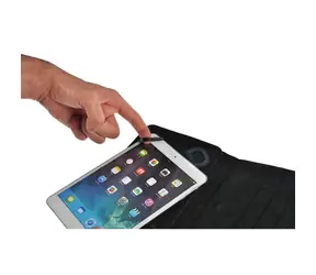 Solight 1N43B Universalhülle für Tablet oder Lesegerät 7" schwarz / Platten / gummiertes Polyurethan / Flexi-Griffe