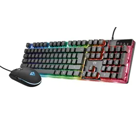 Trust GXT 838 AZOR COMBO CZ & SK / Gaming-Tastatur + Maus / USB / CZ & SK
