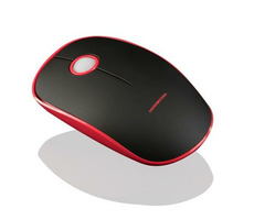 Modecom MC-WRM113 Schwarz / Kabellose optische Maus / 1600DPI / USB / 3 Tasten