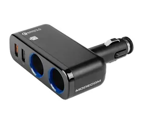 Modecom USB-Kfz-Ladeadapter schwarz / Quick Charge 3.0