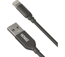 YENKEE YCU 611 USB 2.0 auf Lightning Kabel schwarz / Länge 1m / 2,4A