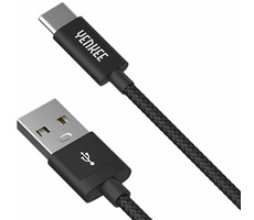 YENKEE YCU 302 USB 2.0 auf USB-C Kabel schwarz / MM / Länge 2m / 480 Mbs / 3A