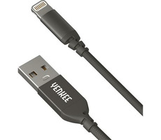YENKEE YCU 612 USB 2.0 auf Lightning Kabel schwarz / Länge 2m / 2,4A