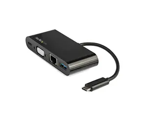 StarTech DKT30CVAGPD Dockingstation schwarz / 60W Netzteil / 1x VGA / 3x USB / 1x RJ-45